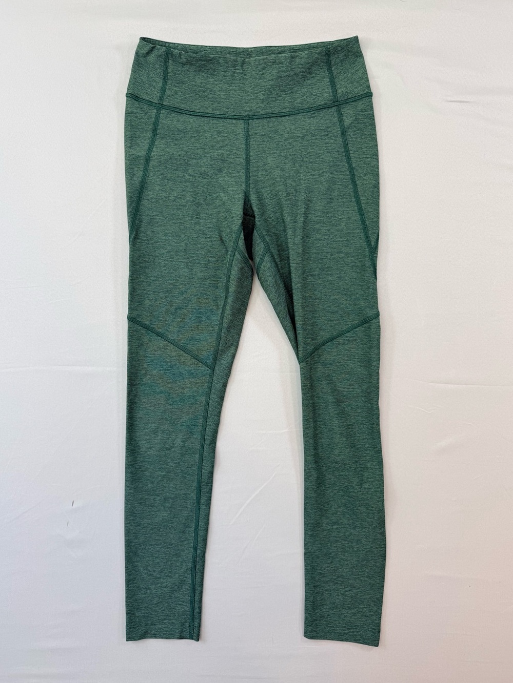Outdoor Voices Warmup Heather hunter Green High-Rise Leggings activewear hiking